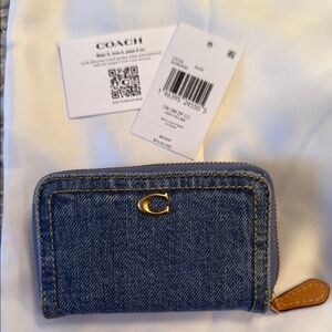 Coach Denim Coin Wallet